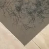 Printed Fabric “Black Wood”, 32ct