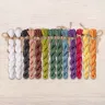 Set of OwlForest Hand-Dyed Threads for the “Twelve Months” without border Embroidery SAL (DMC)