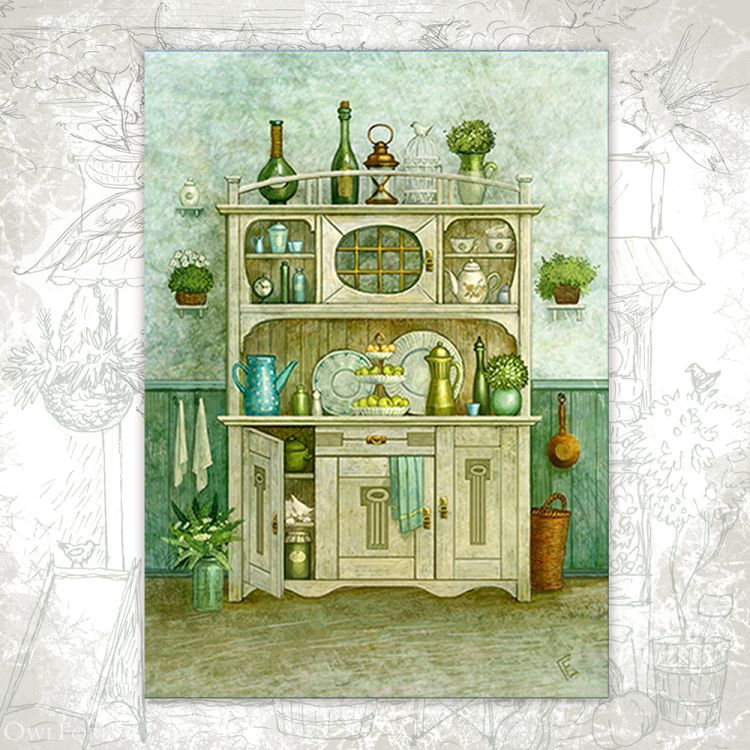 “Small Cupboard” Postcard