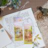 “Flowers and Bunnies” Set of 2 Bookmarks