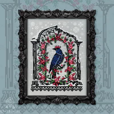 Digital embroidery chart “Harbinger of Winter”