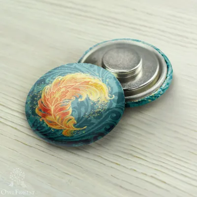 Magnet Needle Minder “The Firebird Feather”
