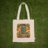 “Doorstep” Linen Shopping Bag 