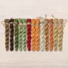Set of OwlForest Hand-Dyed Threads for the “Golden Autumn” Chart (Thread Trade n.a. Kirov)