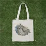 “Bubo Bubo” Linen Shopping Bag 