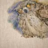 “Bubo Bubo” Linen Shopping Bag 