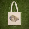 “Bubo Bubo” Linen Shopping Bag 