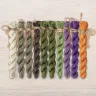 Set of OwlForest Hand-Dyed Threads for the “Bumblebee Noon” Chart (Thread Trade n.a. Kirov)