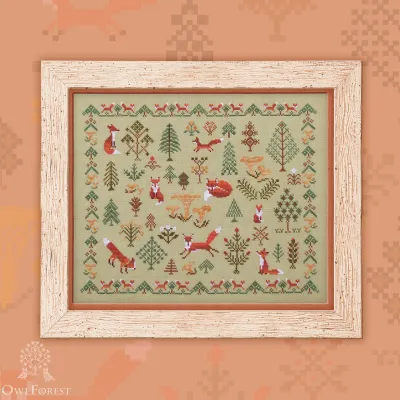 Embroidery kit “Fox Forest”