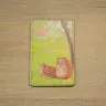 “Country Hedgehogs” Leather Cardholder