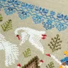 Printed embroidery chart “Little Girl and the Swan-Geese”