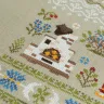 Printed embroidery chart “Little Girl and the Swan-Geese”