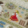 Embroidery kit “Little Girl and the Swan-Geese”