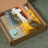 Embroidery kit “Little Girl and the Swan-Geese”