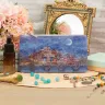 “Night” Leather Zipper Pouch