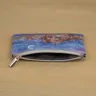 “Night” Leather Zipper Pouch