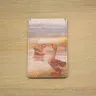 “Wild Geese” Leather Cardholder