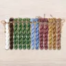Set of OwlForest Hand-Dyed Threads for the “Park Ensemble” Chart (Thread Trade n.a. Kirov)