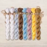 Set of OwlForest Hand-Dyed Threads for the “Count the Sheep” (DMC) 