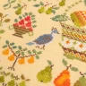 Printed Embroidery chart “Pear Havest”