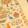 Printed Embroidery chart “Pear Havest”