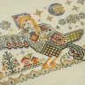 Digital embroidery chart “Sirin Bird”