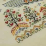 Digital embroidery chart “Sirin Bird”