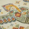 Digital embroidery chart “Sirin Bird”