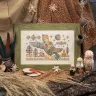 Digital embroidery chart “Sirin Bird”
