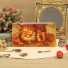 “Harvest Festival” Leather Zipper Pouch