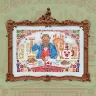 Embroidery kit “Dining Negotiant” or “Russian Lunchtime”