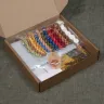 Embroidery kit “Dining Negotiant” or “Russian Lunchtime”