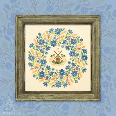 Embroidery kit “Cornflower Summer”