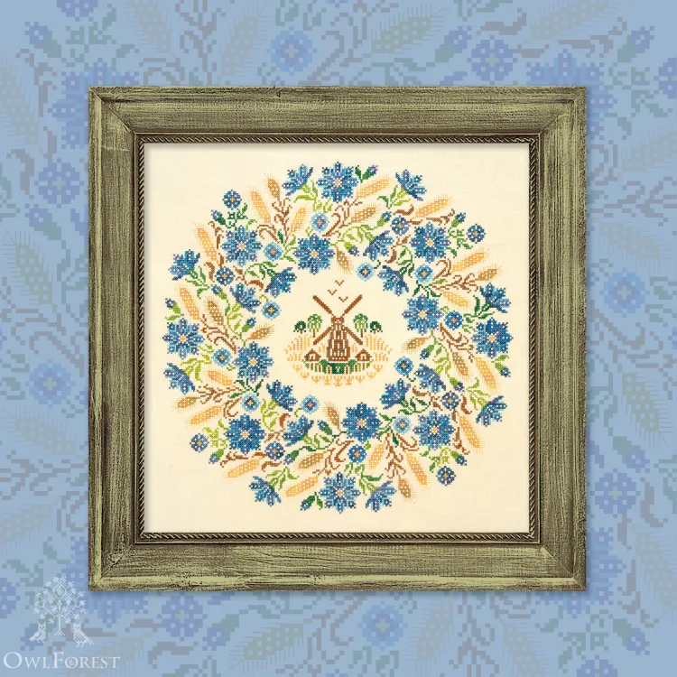 Embroidery kit “Cornflower Summer”
