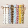 Set of OwlForest Hand-Dyed Threads for the “Count the Sheep” (Thread Trade n.a. Kirov) 