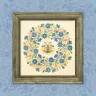 Printed embroidery chart “Cornflower Summer”