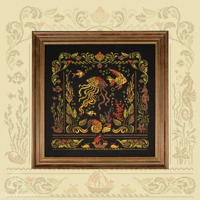 Digital embroidery chart “Underwater World”