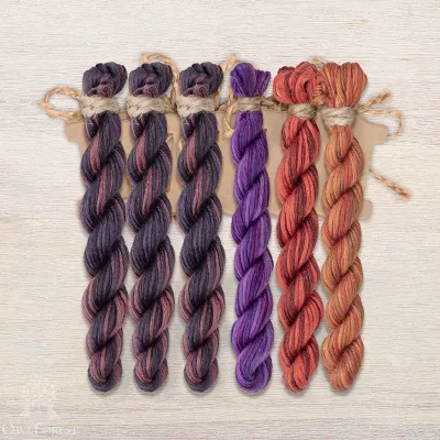 Set of OwlForest Hand-Dyed Threads for the “” (Thread Trade n.a. Kirov)