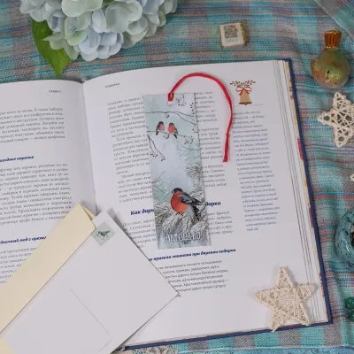 “Bullfinches” Bookmarker