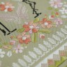 Digital embroidery chart “Peach Cranes”