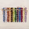 Set of OwlForest Hand-Dyed Threads for the “The Mole Portrait” Chart (Thread Trade n.a. Kirov)