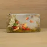 “Fairy and Foxes” Leather Zipper Pouch
