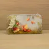 “Fairy and Foxes” Leather Zipper Pouch