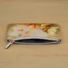 “Fairy and Foxes” Leather Zipper Pouch