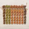 Set of OwlForest Hand-Dyed Threads for the “At the End of Summer” Chart (DMC)