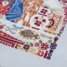 Digital embroidery chart “Dining Negotiant” or “Russian Lunchtime”