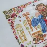 Digital embroidery chart “Dining Negotiant” or “Russian Lunchtime”