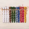 Set of OwlForest Hand-Dyed Threads for the “Christmas Tree” Chart (DMC)