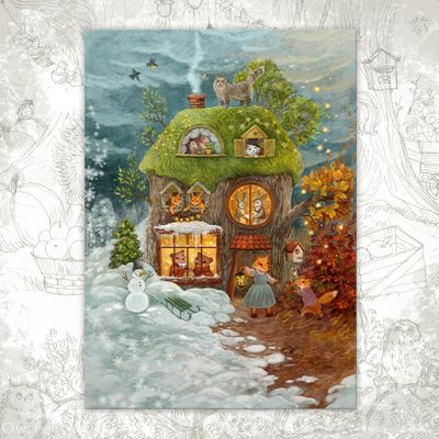 “House of All Seasons” Postcard