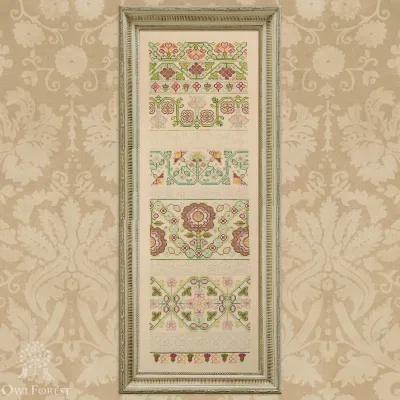 Digital embroidery chart “English Band Sampler”